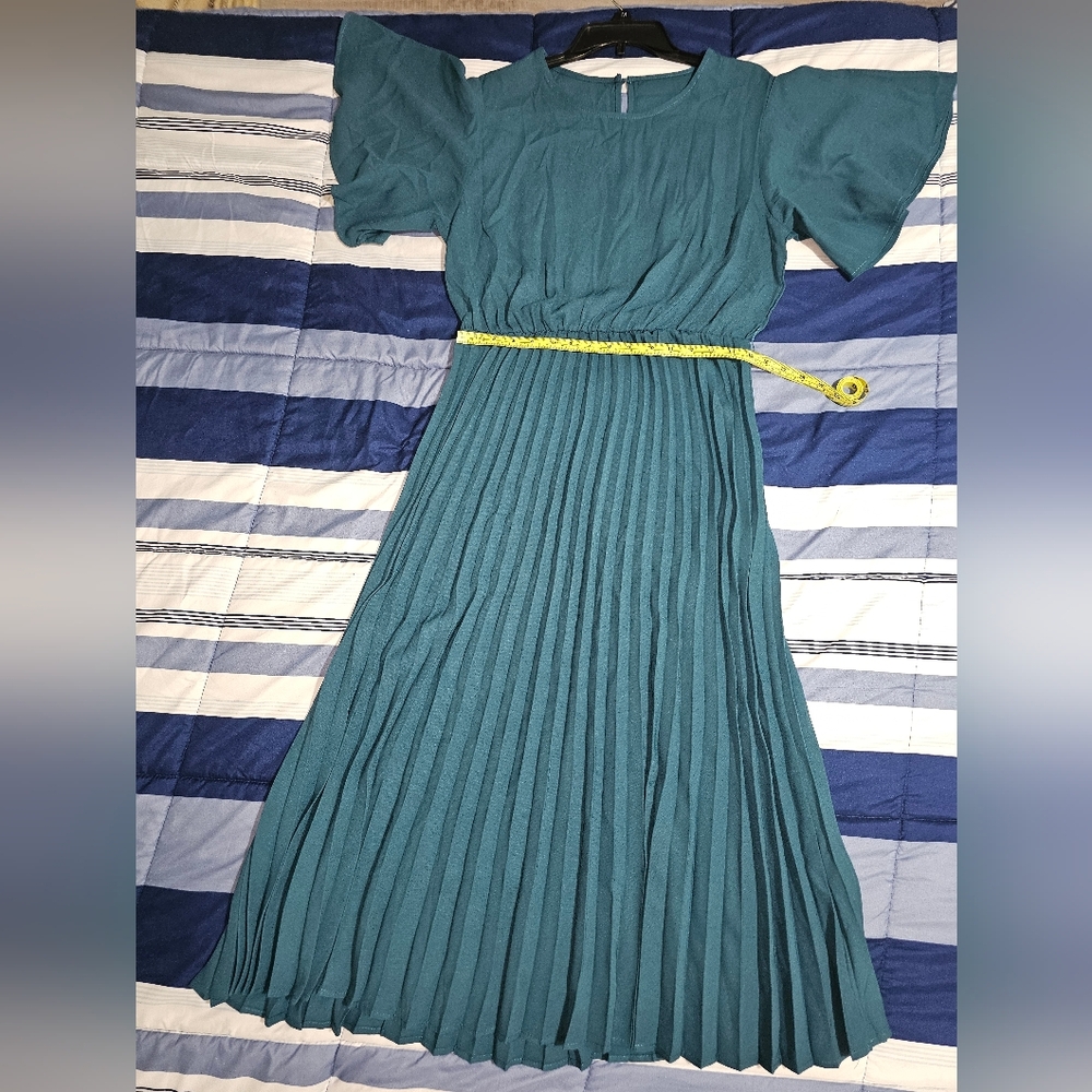 Elegant Teal Dress